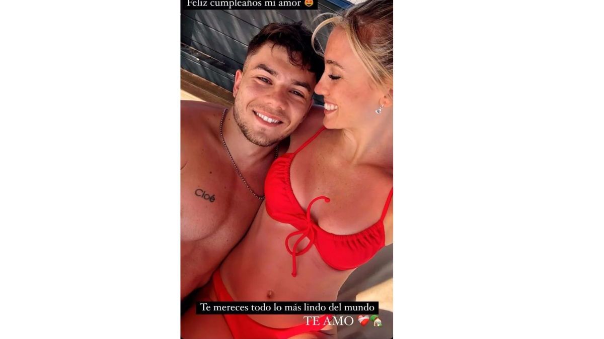 Lucas Blondel a Morena Beltrán