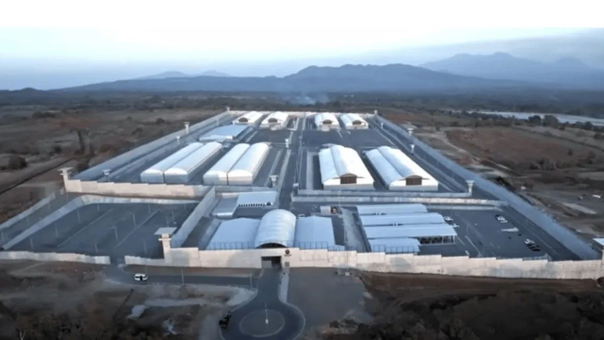 Un predio de casi 200 hectáreas para presos de máxima peligrosidad. (Foto: Captura de TV)