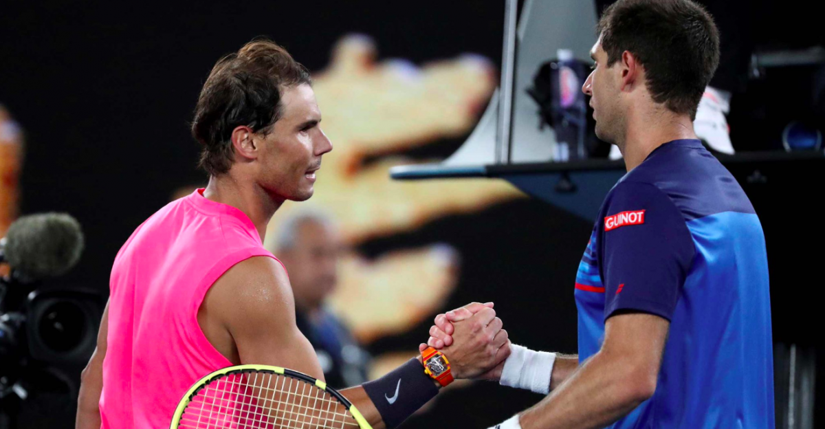 Abierto de Australia: Delbonis perdió en sets corridos ante Nadal y sólo quedan Schwartzman y Pella