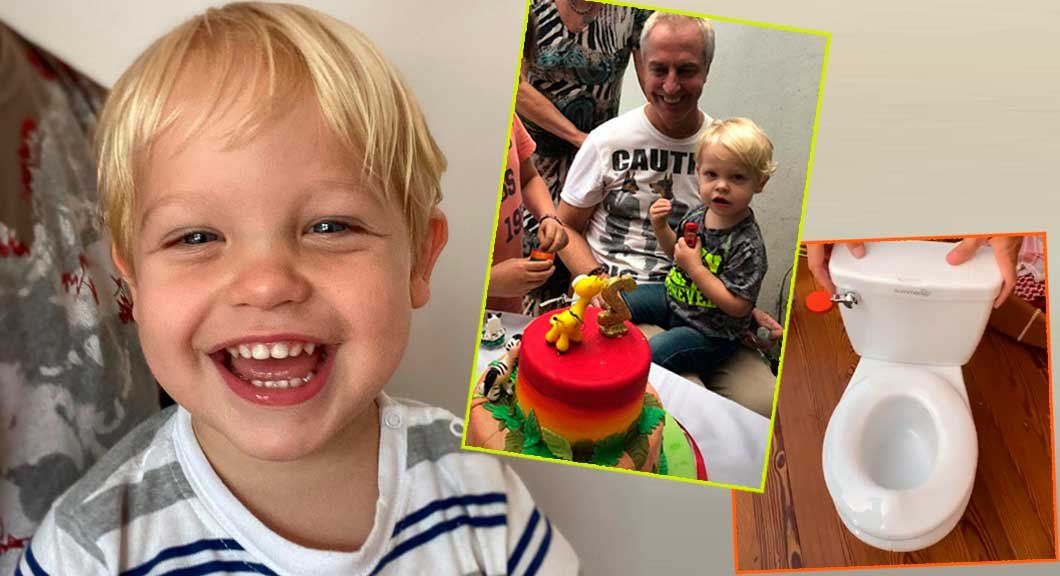 Así celebraron los dos años de Mirko: en familia y con insólitos regalos