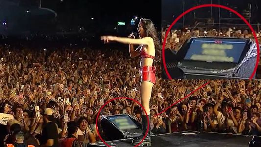 Olivia Rodrigo en Argentina: el mensaje en el teleprompter que no debía verse