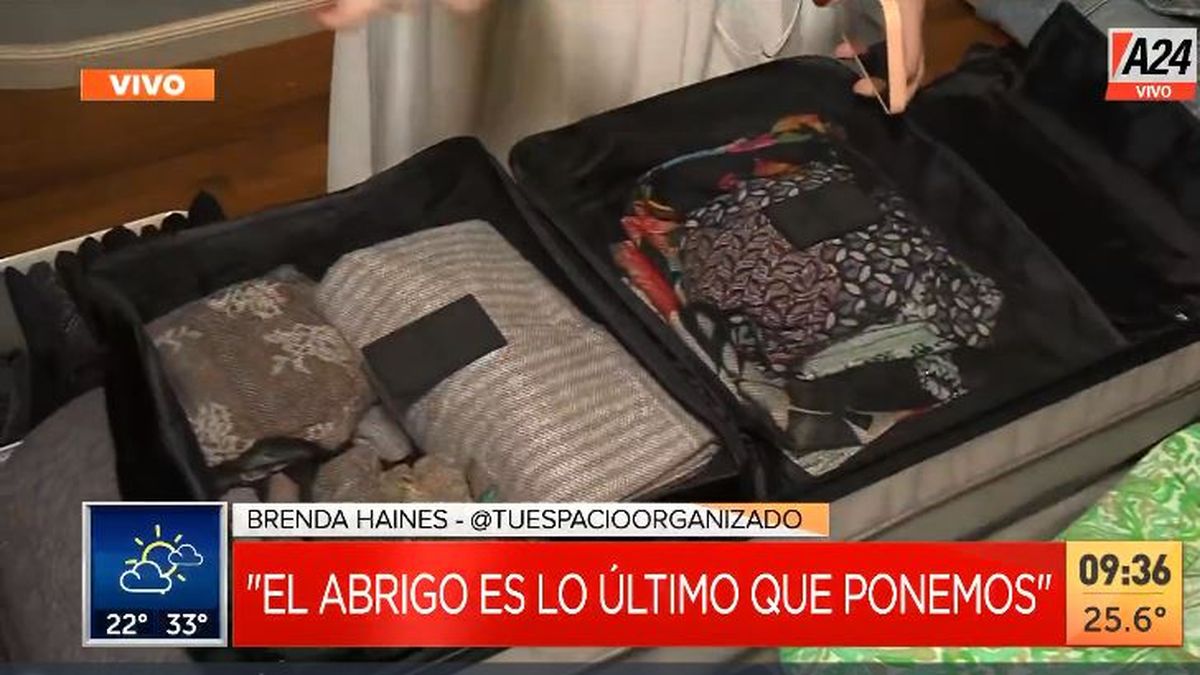 Verano 2022: el desafío de armar la valija inteligentemente. (Captura de Tv)