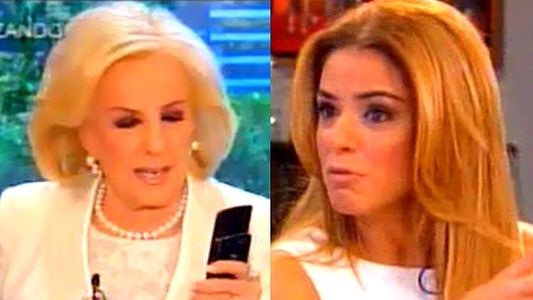 Mirtha Legrand y Marina Calabró aclararon sus diferencias en cámara