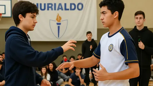 “Farmear aura” llegó a Mendoza: el colegio Murialdo tuvo su primera competencia