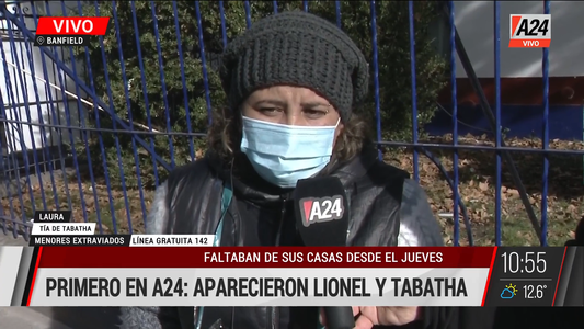 Aparecieron Lionel Domínguez y Tabatha Morel en San Fernando: el audio de la mamá