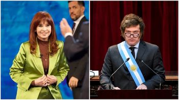 Cristina Kirchner superó a Milei en redes sociales. 