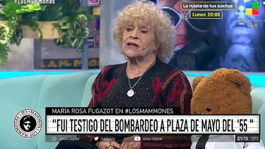 María Rosa Fugazot habló del bombardeo en la Plaza de Mayo