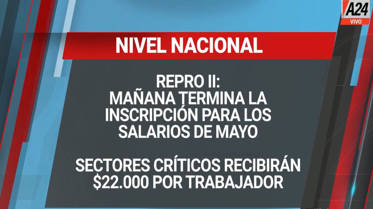 Repro II: Medida dispuesta para ayudar a pagar sueldos a las empresas (Foto: Captura de TV)