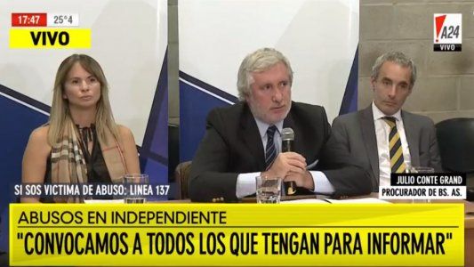 El procurador bonaerense aclaró que “ningún periodista o artista está involucrado” en la causa de Independiente