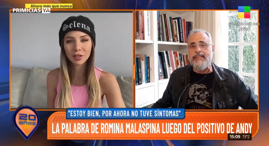 La decisión de Romina Malaspina después de picarle cerca las balas del coronavirus