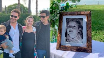 Pampita y Benjamín Vicuña homenajearon a Blanca con una ceremonia privada y suelta de globos