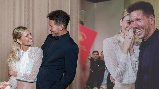 Diego Simeone y Carla Pereyra se casaron en Buenos Aires