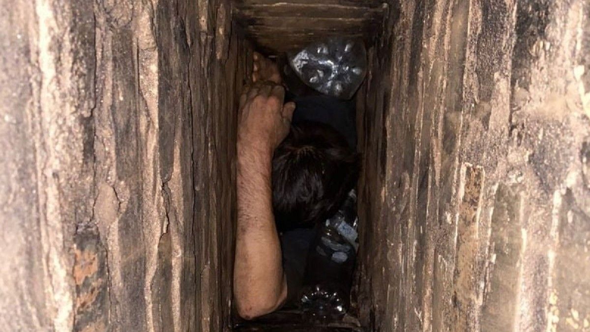 El delincuente atrapado (Foto: gentileza misionesonline).