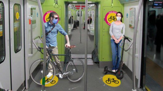 Se podrá viajar con bicicletas y monopatines en los subtes: este viernes ya arranca en la Línea D