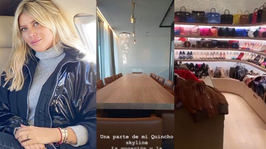 Wanda Nara de mudanza: mostró su nuevo y lujoso departamento de Milán