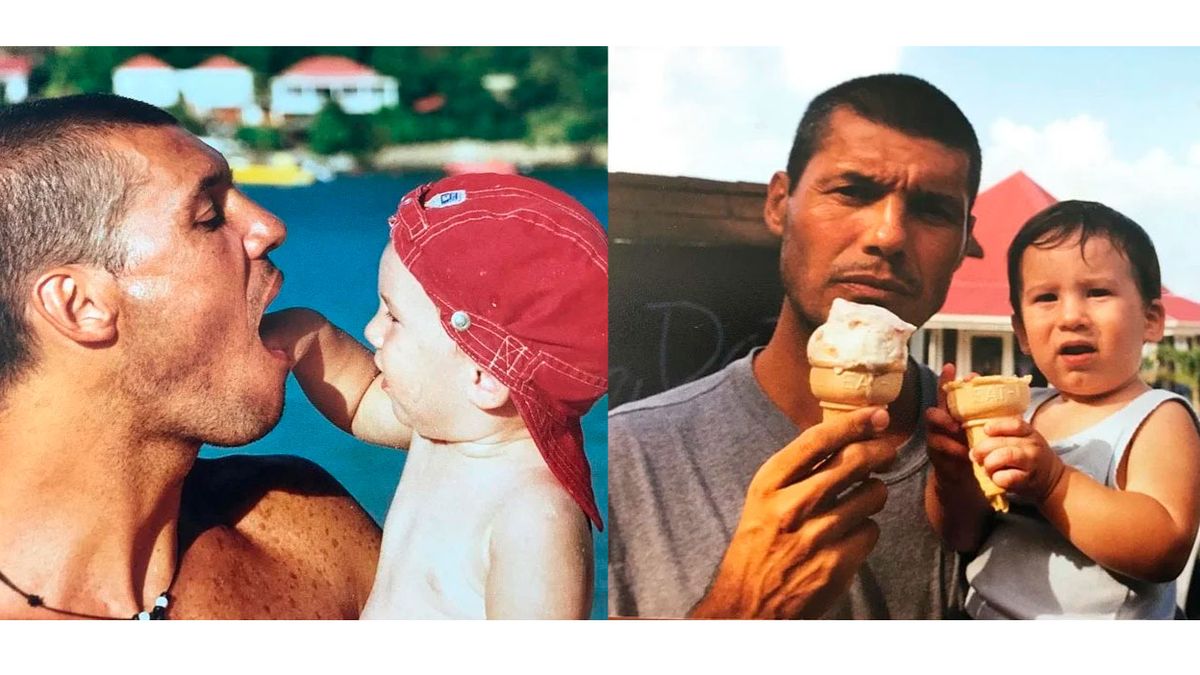 Tinelli y sus hijos: Francisco y Juana&nbsp;