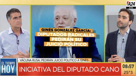 Diputados radicales piden juicio político a Ginés González García