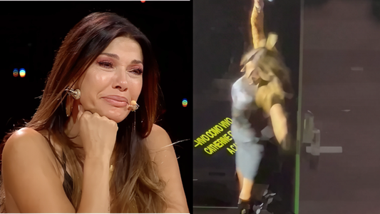 El video de la terrible caída del escenario de Catherine Fulop en el show de Erreway