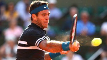 Un sólido triunfo de Juan Martín Del Potro para meterse en cuartos de final de Roland Garros