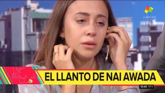 El llanto de Naiara Awada: Siento mucha presión, fue un fin de semana horrible