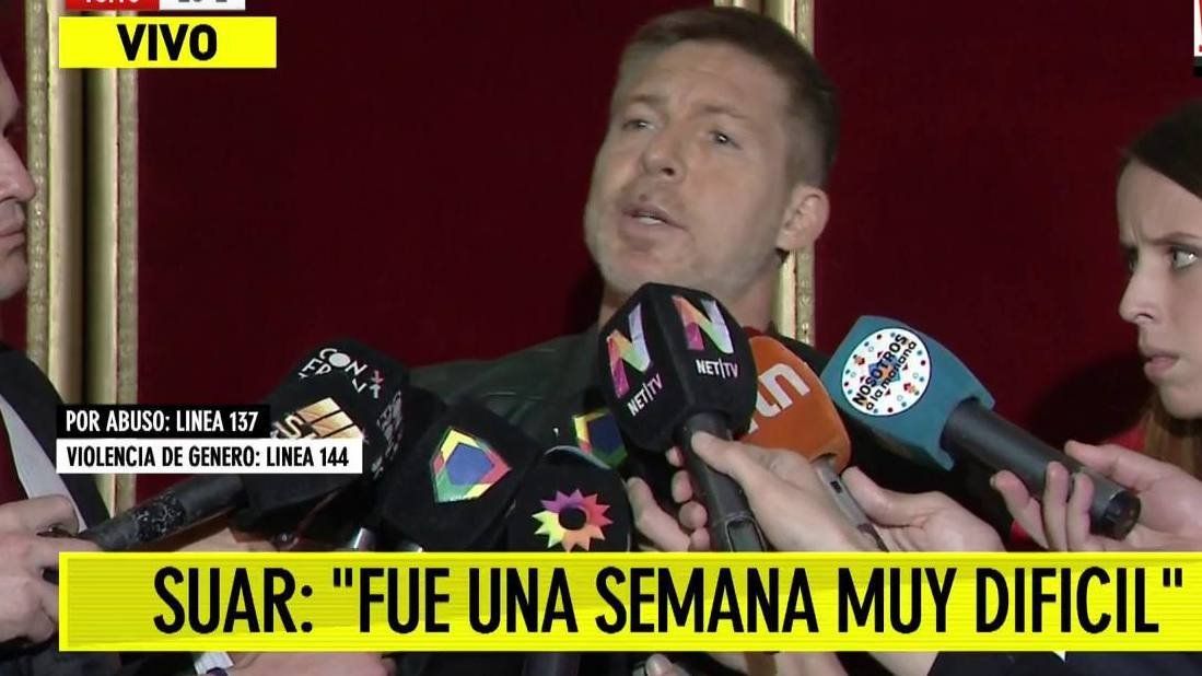 Suar, tibio sobre el caso de Darthés: Siempre le creí a Calu pero prioricé lo judicial
