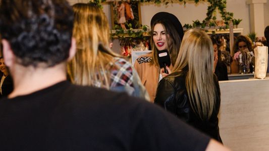 Deborah de Corral en evento en local de ropa de Rosario