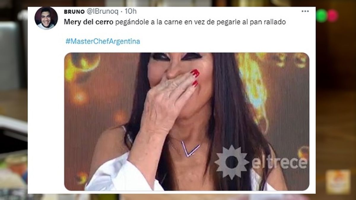 Algunos de los memes que estallaron en las redes al ver que Mery del Cerro no sab&iacute;a empanar una milanesa en la primera gala de eliminaci&oacute;n de MasterChef Celebrity 3.&nbsp;