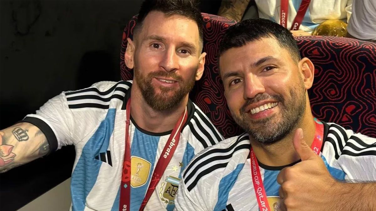 Lionel Messi y el Kun&nbsp;Agüero&nbsp;