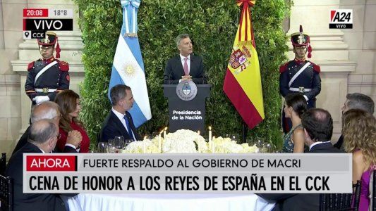Macri aseguró a los reyes de España que va a ganar en octubre: En unos meses, los argentinos vamos a despejar todas las dudas