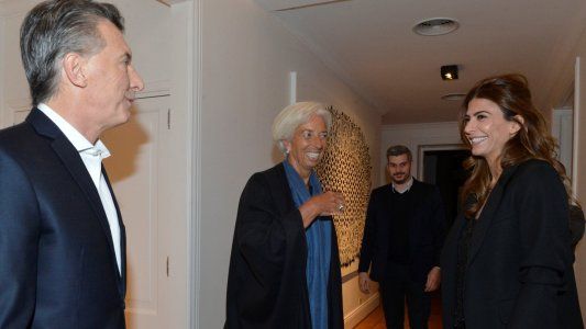 Buenas migas: Macri y su primera plana recibieron a Lagarde en el Día del Amigo
