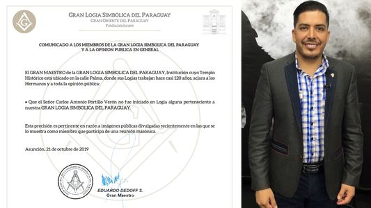 La logia masónica aclara que Portillo no es masón... ¡y las redes estallan!