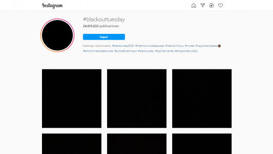¿Qué significan las fotos negras que invadieron Instagram?