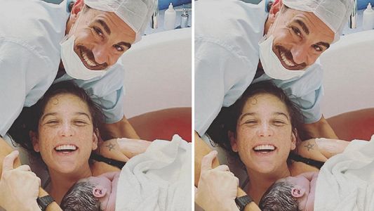 Juana Repetto y Sebastián Graviotto: la postal de la familia completa