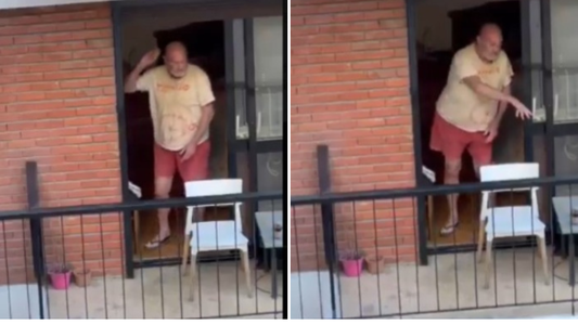 Quién es el peligroso loco de Recoleta que dispara y arroja objetos desde su balcón