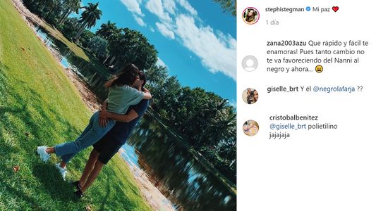 Stegman presenta a su nuevo novio y la gente pregunta por el Negro Lafarja