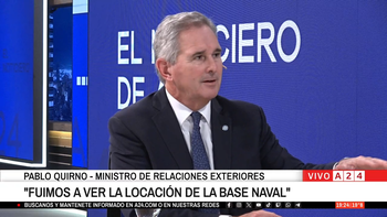El canciller Quirno reafirmó que Argentina no tiene ninguna intención belicosa en el reclamo por la soberanía de Malvinas