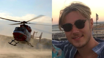 En Grecia, un joven murió por querer sacarse una selfie con un helicóptero 