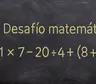 Desafío matemático: casi nadie lo resuelve antes de los 10 segundos