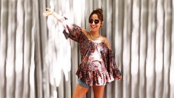 Lourdes Sánchez publicó la primera imagen de Valentín, su hijo recién nacido