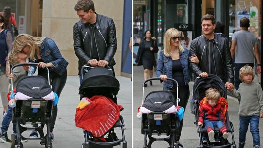 Luisana Lopilato y Michael Bublé paseron con Vida por Canadá
