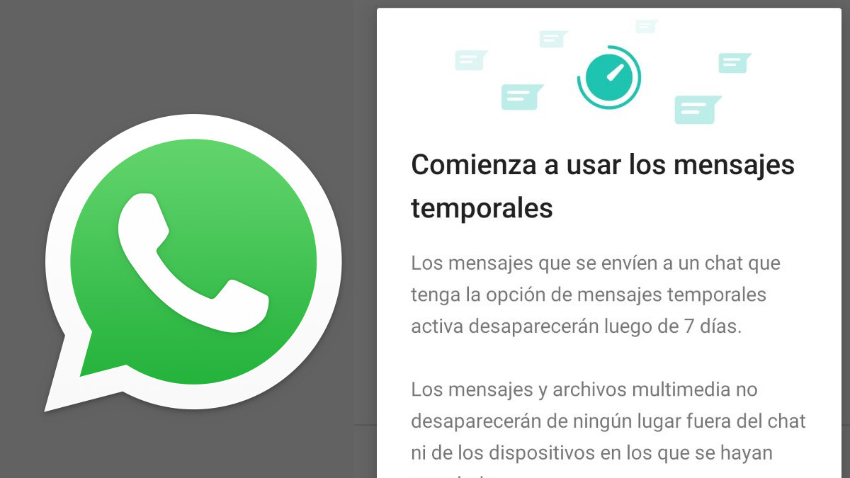 Mensaje destacado whatsapp