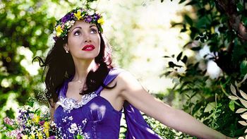 Gilda, en la tapa de su álbum más recordado: Corazón Valiente (Foto: archivo).