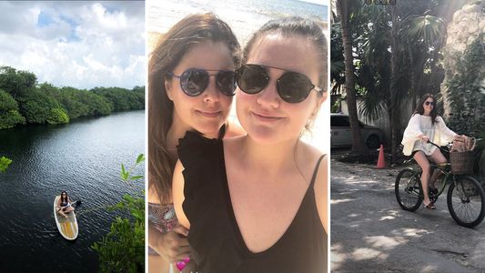 La ex modelo Vivian Benítez recibió un nuevo año en la playa