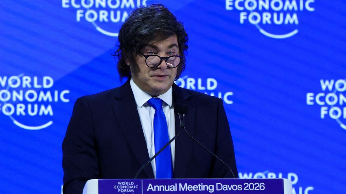 Javier Milei en Davos: el discurso del Presidente en el Foro Económico (Foto: Reuters)