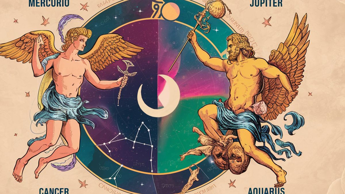 Astrología: los 5 signos afortunados por Mercurio en Cáncer y Júpiter en Acuario. (Foto: Ideogram)