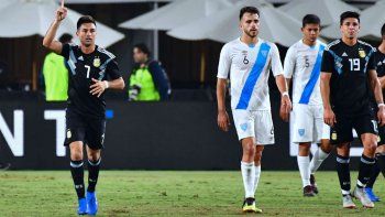 La nueva Selección Argentina le ganó 3-0 a Guatemala con goles del Pity Martínez, Lo Celso y Gio Simeone