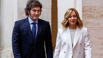 Javier Milei agasajó a Giorgia Meloni con una cena en la Quinta de Olivos