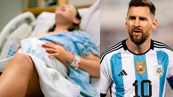 La fuerte decisión de una mamá que dio a luz a su hijo en medio del penal de Lionel Messi