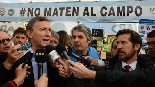 Mauricio Macri criticó la política agropecuaria del Gobierno y pidió retomar el rumbo de los 90 y de 2015