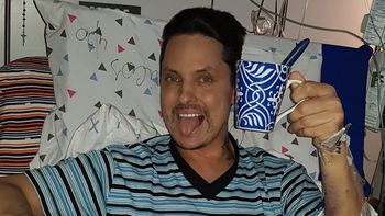 Lío Pecoraro publicó una foto desde su casa mientras avanza con su tratamiento contra la leucemia